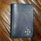クロムハーツ フィリグリークロス パスポート カバー レザー CHH049